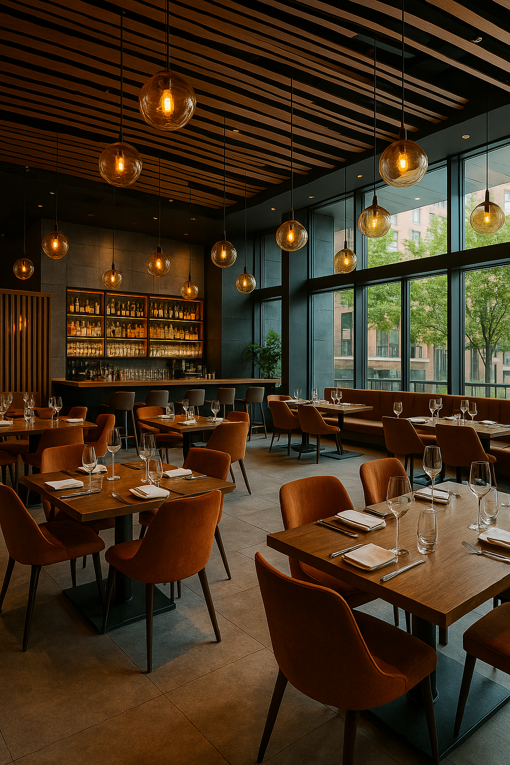 Mesas do Restaurante